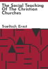 The_social_teaching_of_the_Christian_churches
