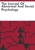 The_Journal_of_abnormal_and_social_psychology