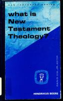 What_is_New_Testament_theology_